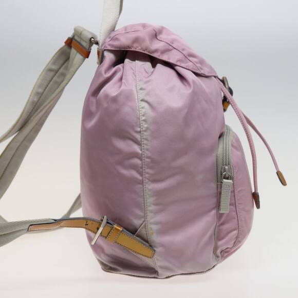 PRADA Backpack Nylon Pink - Picture 4 of 10